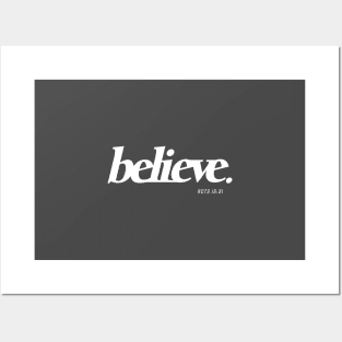 Believe Faith Christian Streetwear Posters and Art